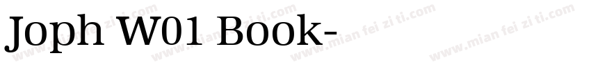 Joph W01 Book字体转换